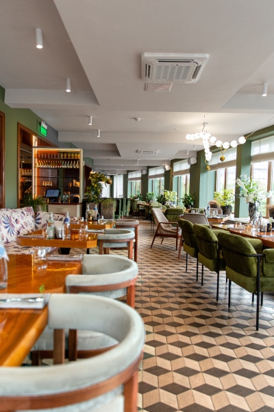 Photo of an Italian restaurant one of the many hotels and licensed premises Pomphreys deal with