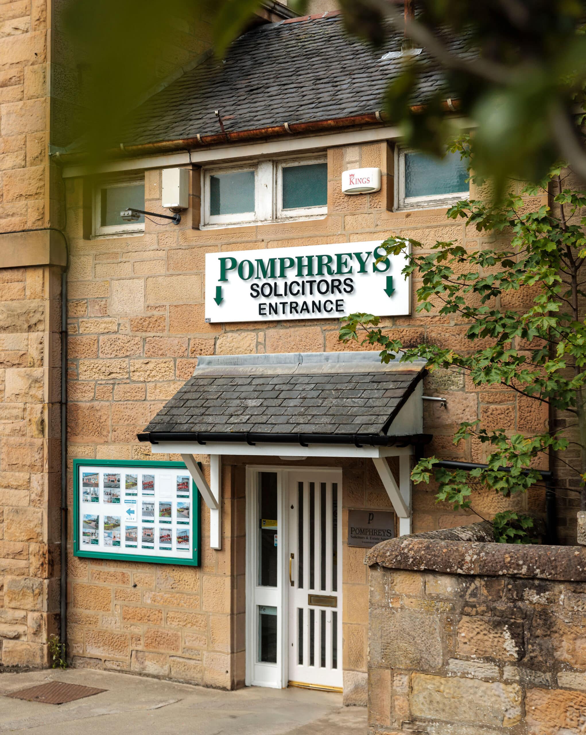 Pomphreys Head Office at 1 Kenilworth Avenue, Wishaw