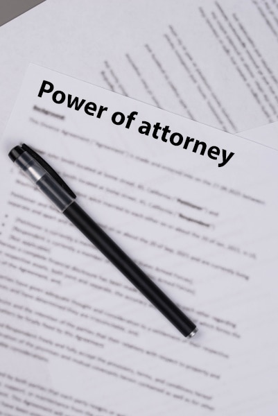 Power of Attorney document in Scotland
