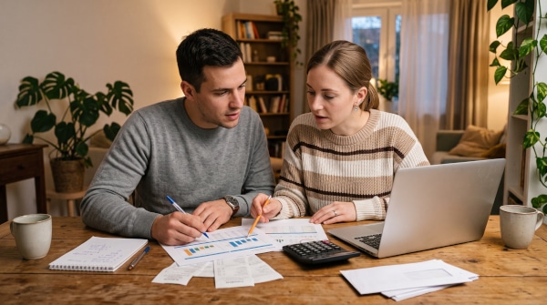 Homeowner budgeting for the costs of remortgaging in Scotland