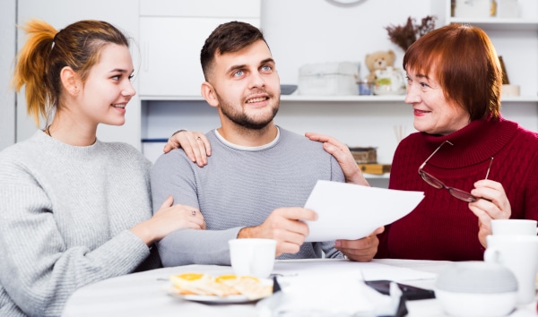 Family discussing a Power of Attorney to avoid the need for a guardianship order in Scotland