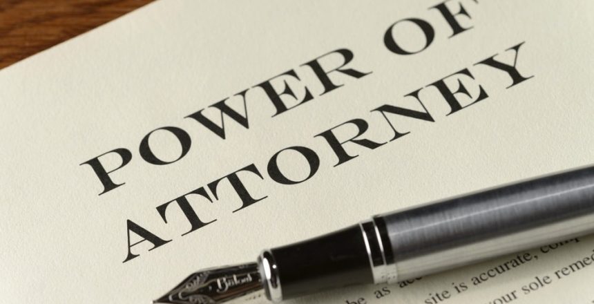 Power,Of,Attorney,Document,With,Silver,Fountain,Pen